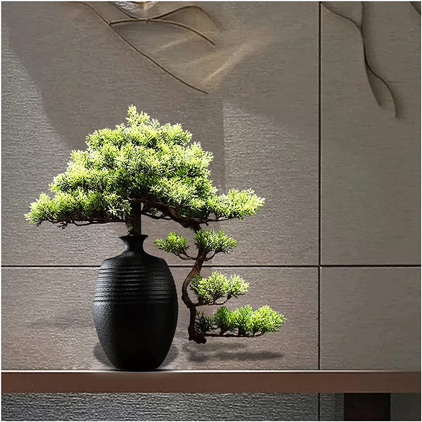 Amazon.com - 11-Inch Artificial Bonsai Tree, Large Vase Flower Pot